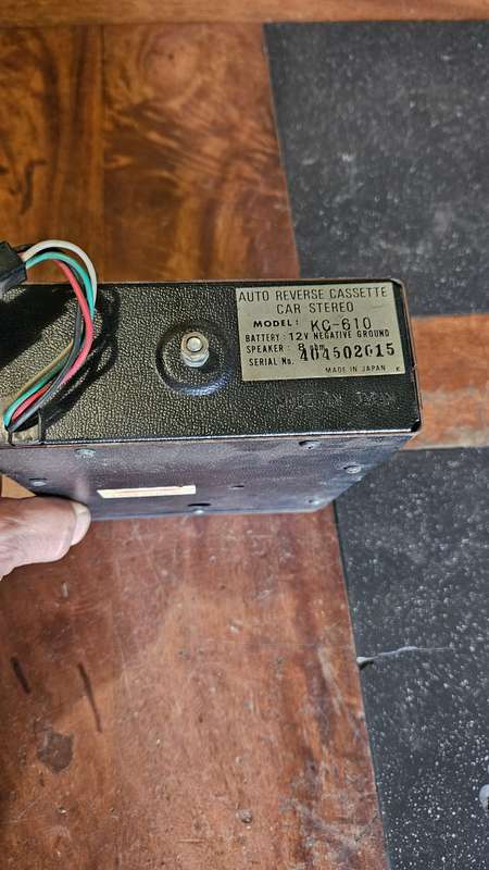 Vintage Car Cassette Player