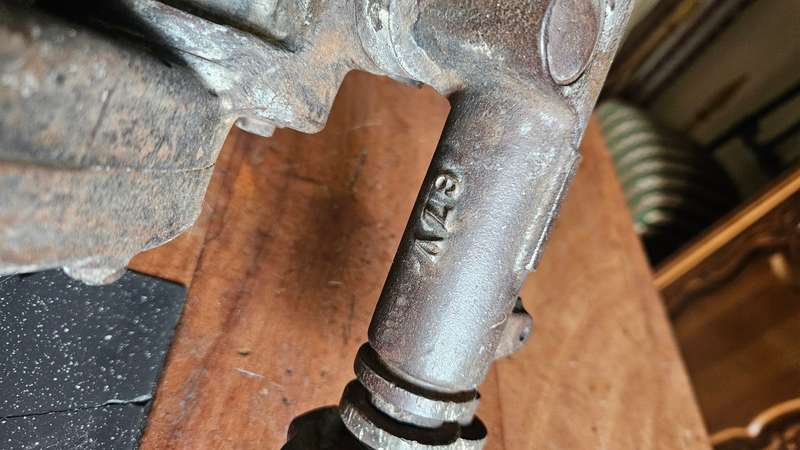 Antique Hand Crank High Speed Bench Grinder