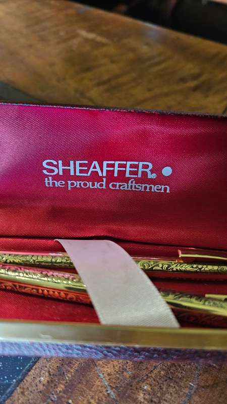 1970s Schaeffer Imperial 12K RGP Leaves & Grapes Pattern