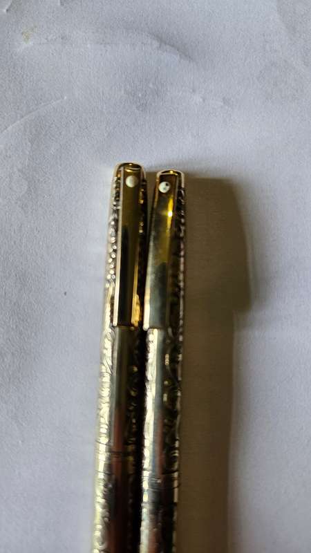 1970s Schaeffer Imperial 12K RGP Leaves & Grapes Pattern