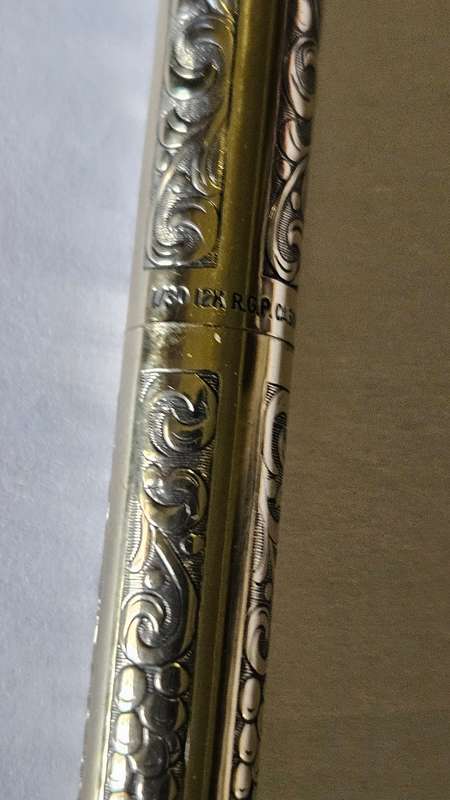 1970s Schaeffer Imperial 12K RGP Leaves & Grapes Pattern
