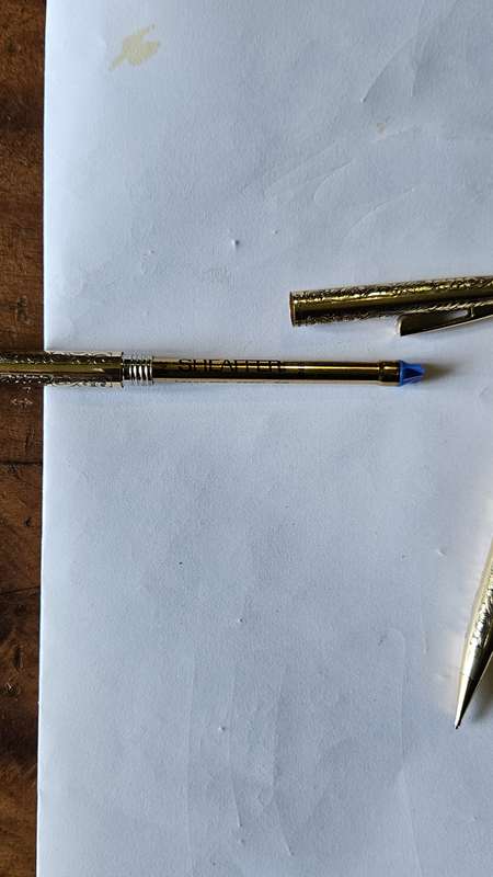 1970s Schaeffer Imperial 12K RGP Leaves & Grapes Pattern