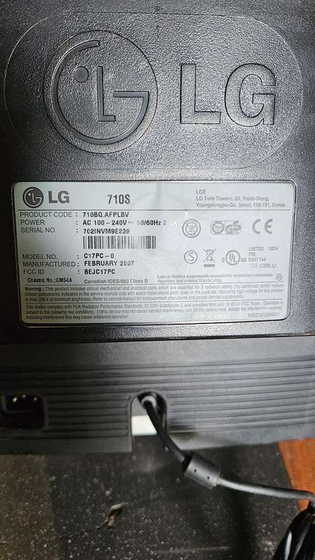 LG 710S Monitor