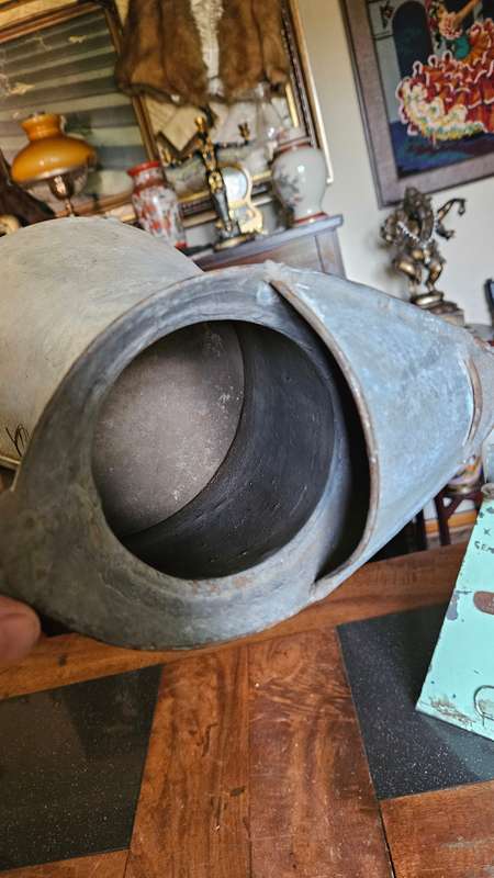 Antique Oil Dispenser plus Galvanised Pitcher