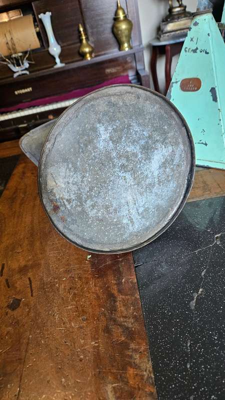 Antique Oil Dispenser plus Galvanised Pitcher
