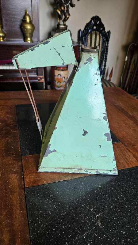 Antique Oil Dispenser plus Galvanised Pitcher