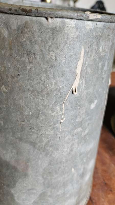 Galvanized Container & Pitcher
