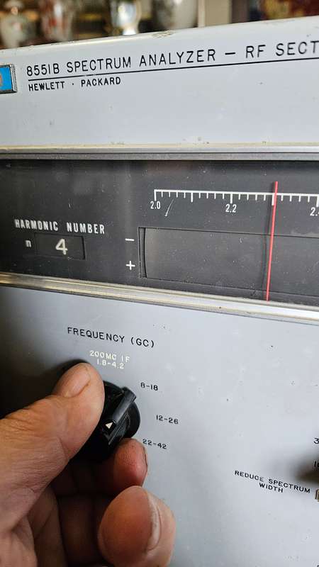 Hewlett Packard 8551 B Spectrum Analyzer RF Section