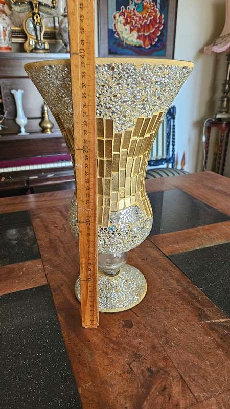 Beautiful Large Mosaic Glass Vase
