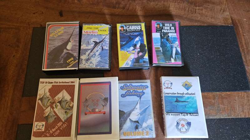 Game Fishing VHS Tapes
