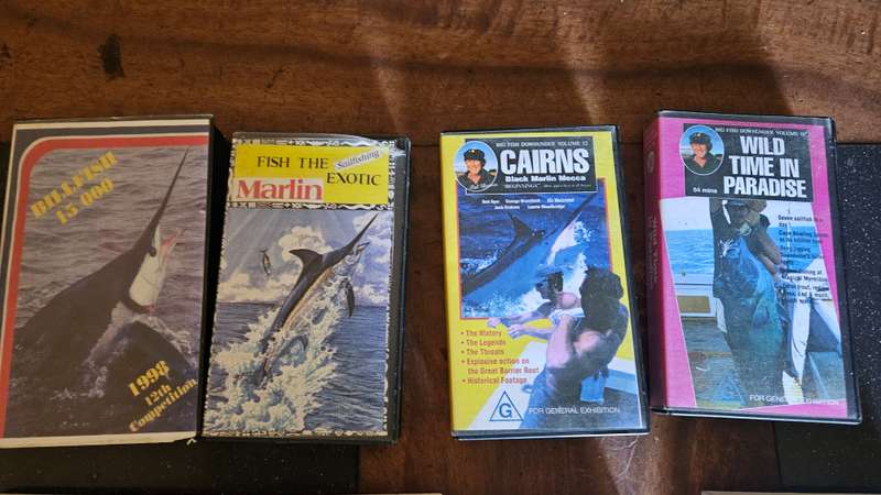 Game Fishing VHS Tapes