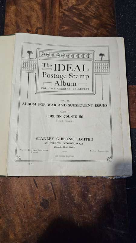 Stanely Gibbons 1915 Voll 2. The Ideal Postage Stamp Album