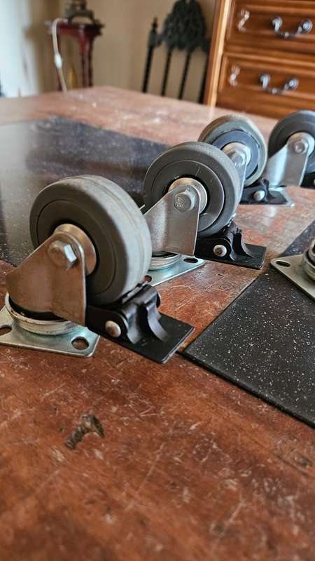 Set of Four Castor Wheels plus one