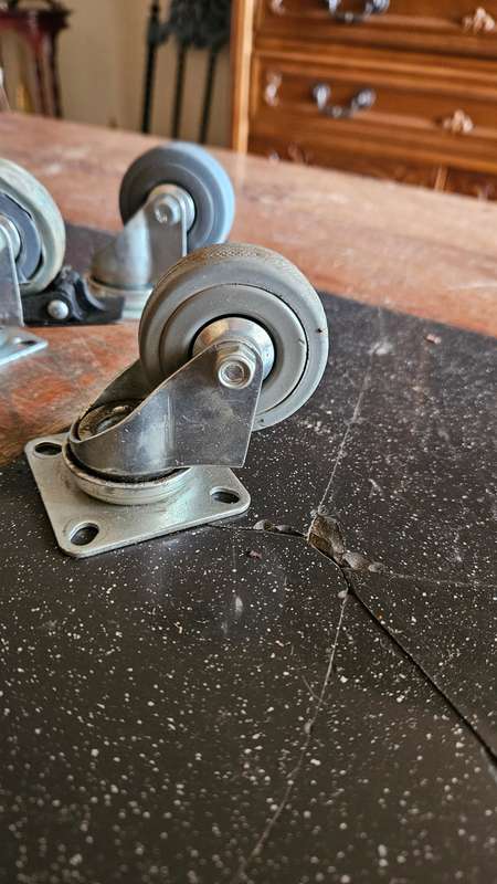 Set of Four Castor Wheels plus one
