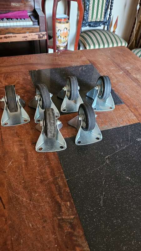 Set of 6 Castor Wheels
