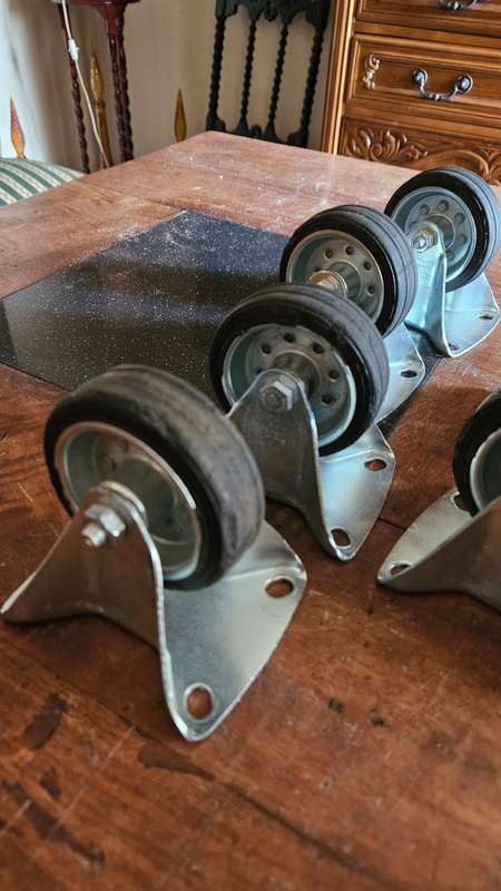 Set of 6 Castor Wheels