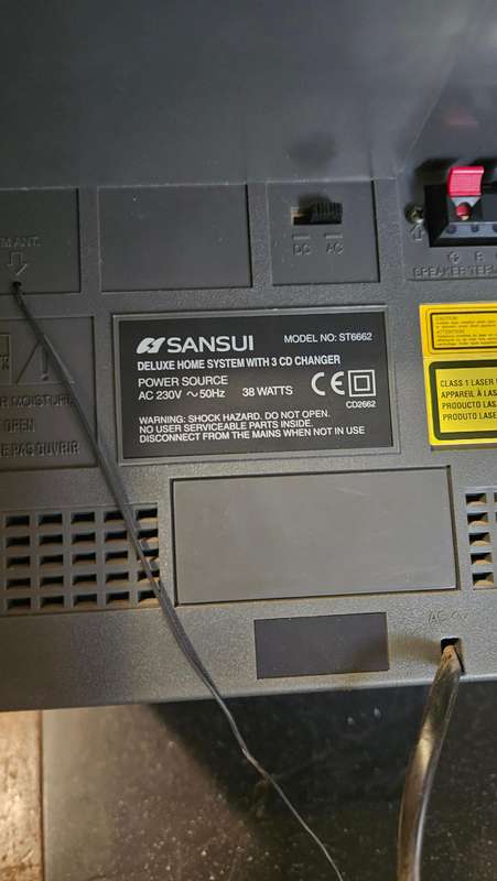 Sansui 3 CD Changer HiFi Music system