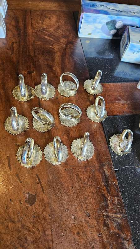Silver Plated Napkin Rings