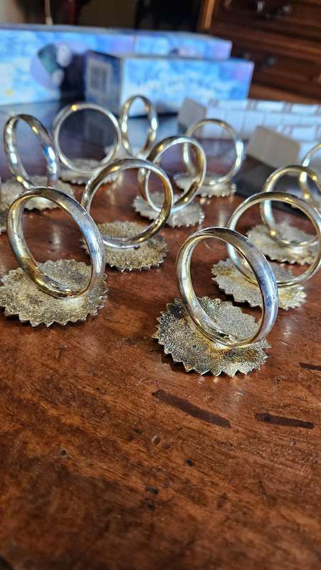 Silver Plated Napkin Rings