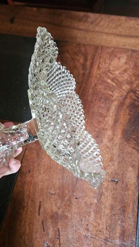 Vintage LE Smith Diamond Point 650 Compote