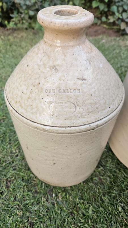 Antique Stoneware & Vintage Glass Bottles