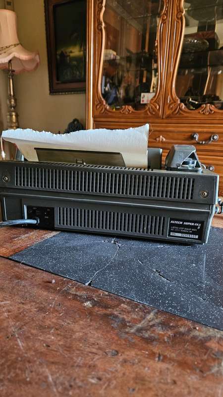 Vintage Altech Super-Fax 8 Machine Plus Paper
