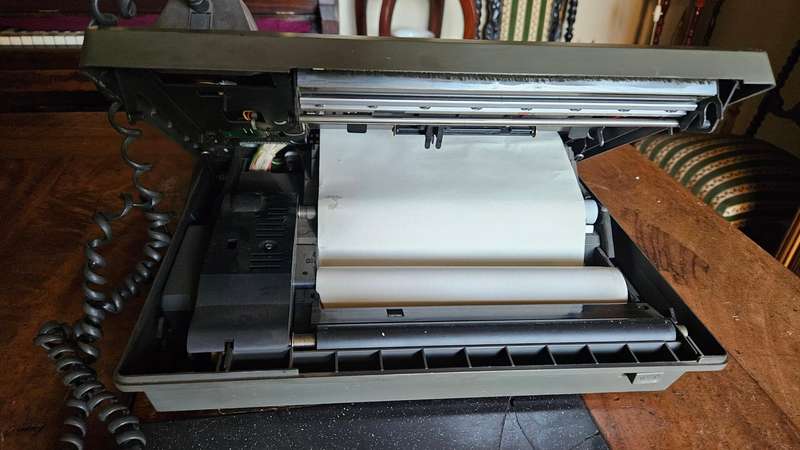 Vintage Altech Super-Fax 8 Machine Plus Paper