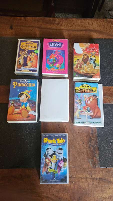 Vintage VHS Movie Tapes