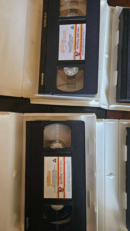 Vintage VHS Movie Tapes