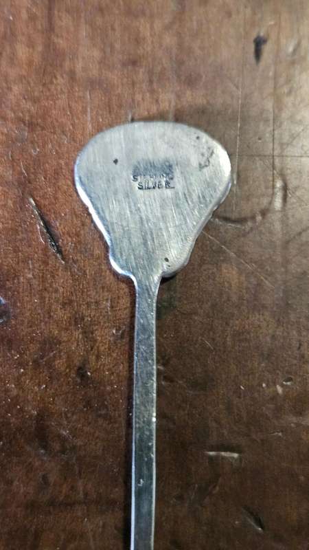 Silver Hall Marked Spoon Plus 925 Heart Pendant