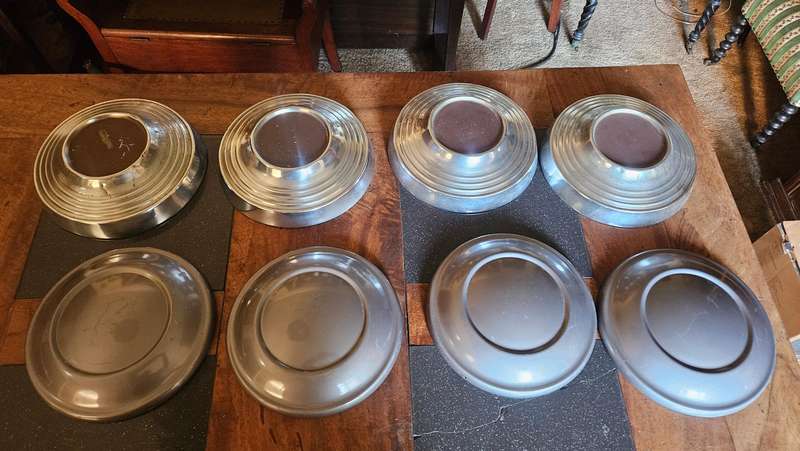 Vintage Metal Hub Caps