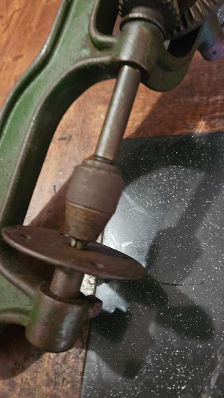 Vintage Hand Crank Bench Drill