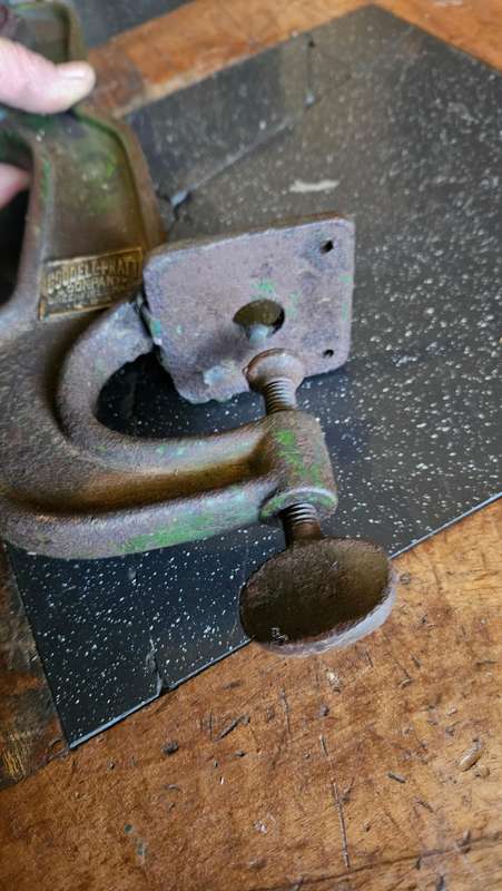 Vintage Hand Crank Bench Drill