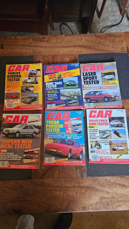 Collectable 1986 Car Magazines