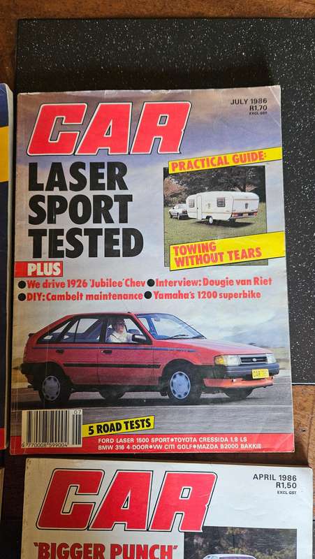 Collectable 1986 Car Magazines