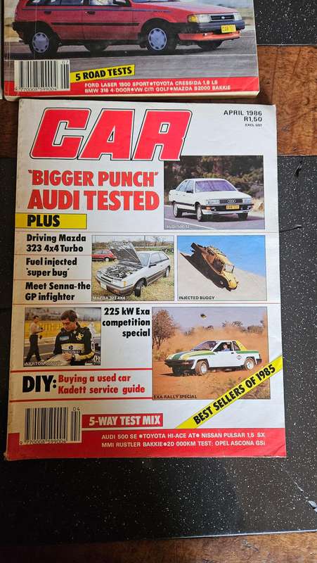 Collectable 1986 Car Magazines