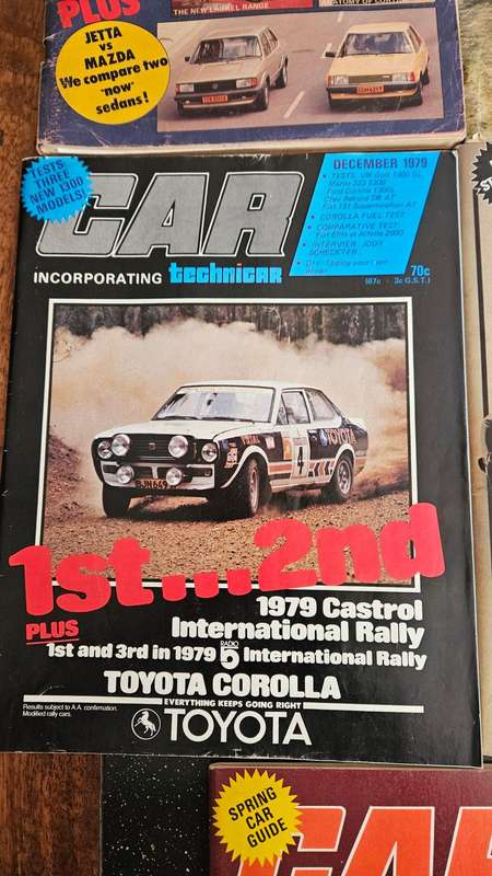 Vintage Toyota Car Magazines