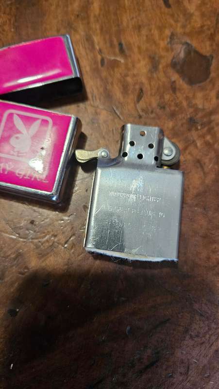 Brass Zippo in Leather Pouch Plus more