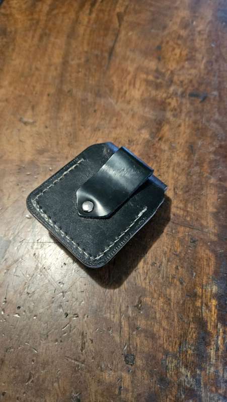 Brass Zippo in Leather Pouch Plus more