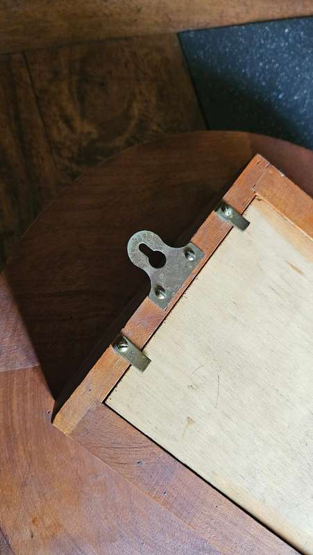 Large Wall Mount Cherrywood Clock