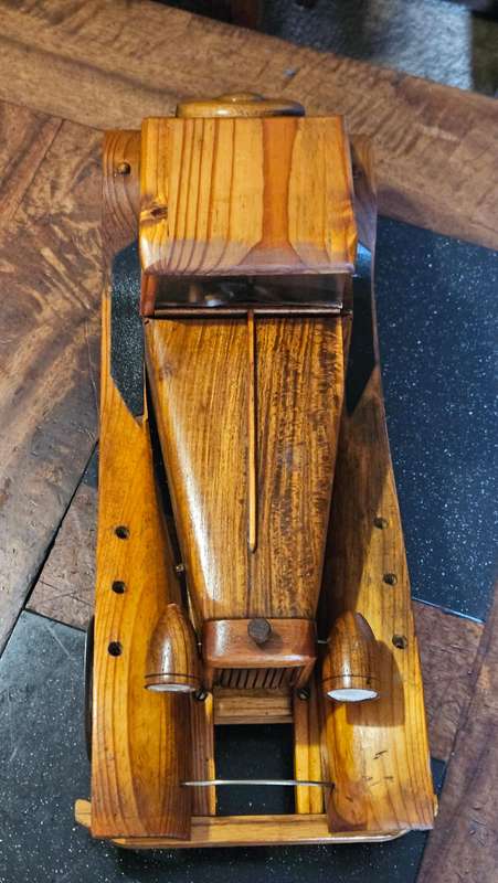 Large Solid Wood Car