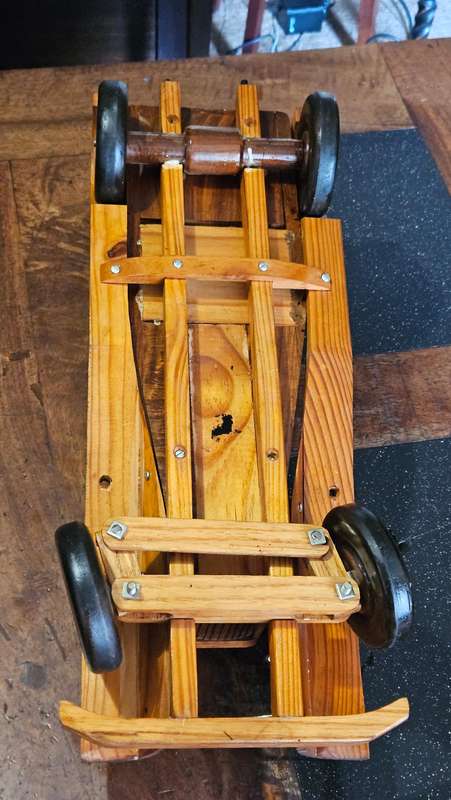 Large Solid Wood Car