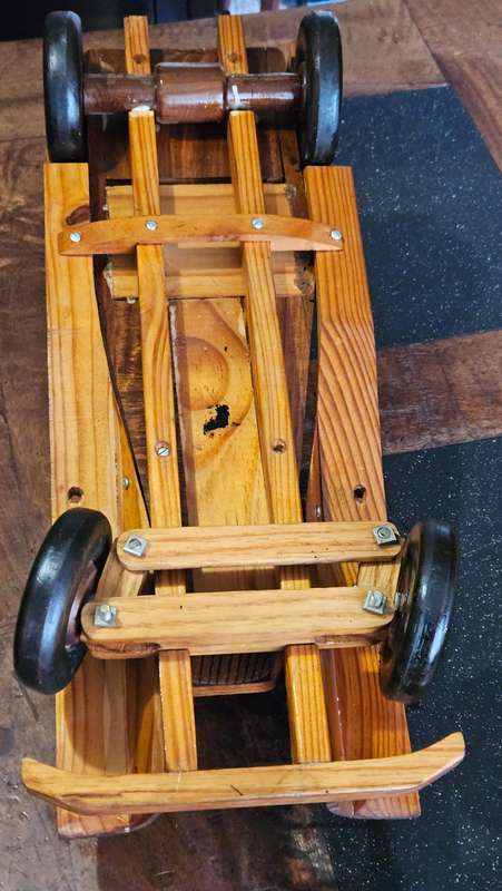 Large Solid Wood Car