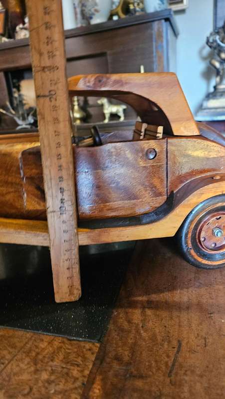 Large Solid Wood Car