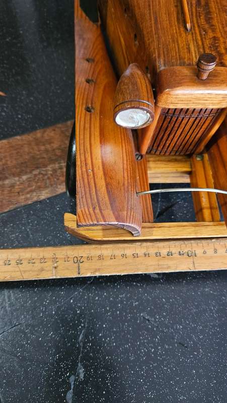 Large Solid Wood Car