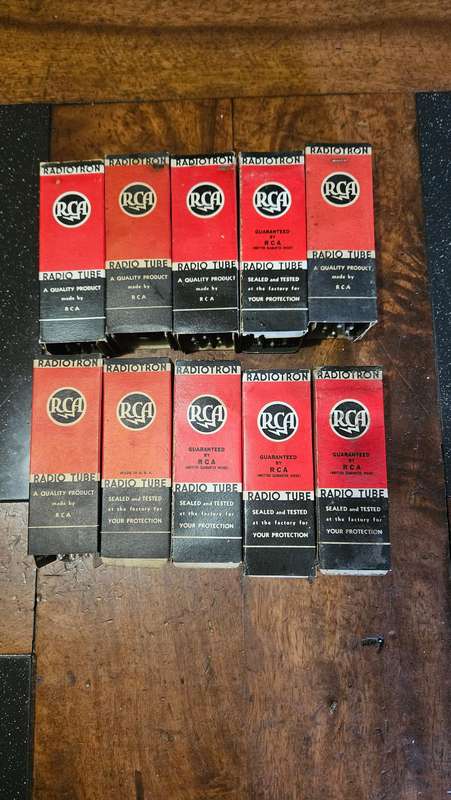 Vintage Radiotron Radio Tubes