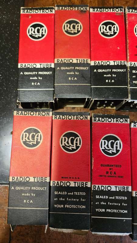 Vintage Radiotron Radio Tubes