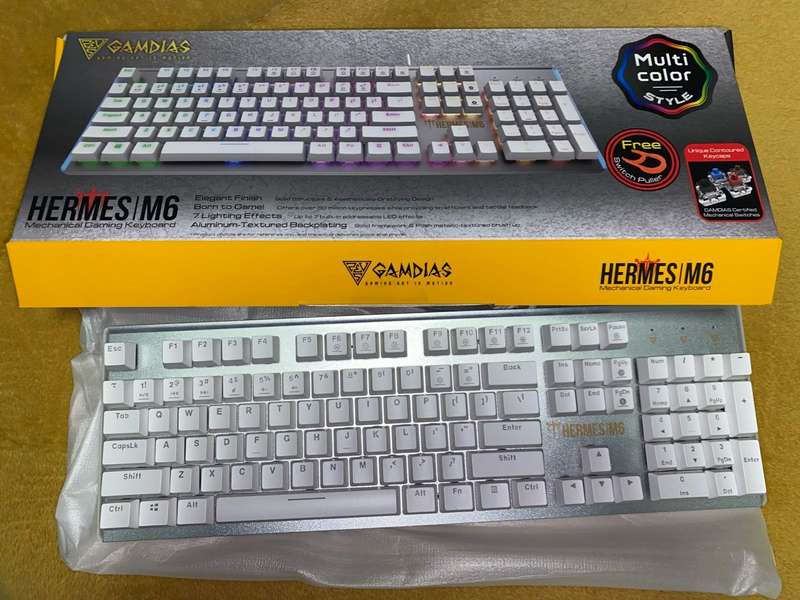 Gamdias Hermes M6 Mechanical Keyboard | New in box