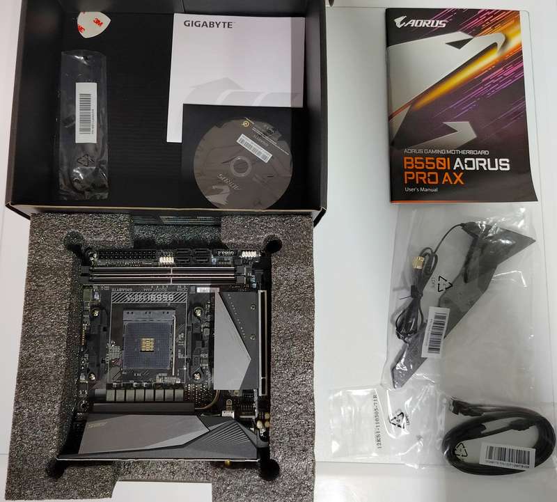 Gigabyte B550I AORUS PRO AX | AM4 ITX Motherboard | In box