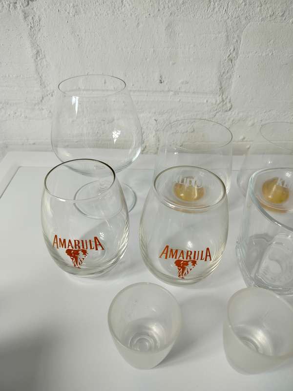 Liquor glasses | Amarula Klipdrift Jim Beam